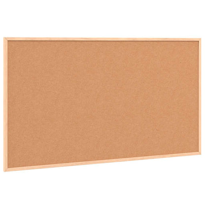 Cork Board with Solid Pine Wood Frame 100x55 cm