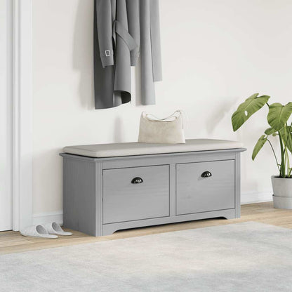 Hallway Bench BODO Grey 114x40x45 cm