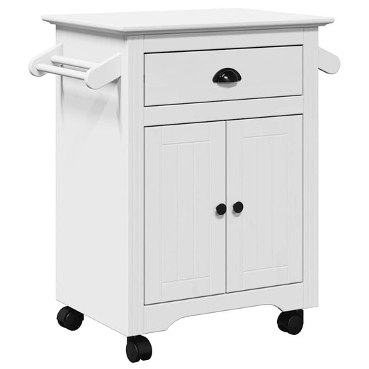 Kitchen Trolley "BODO" White 72x45x80 cm