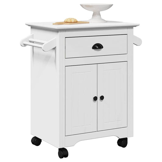 Kitchen Trolley "BODO" White 72x45x80 cm