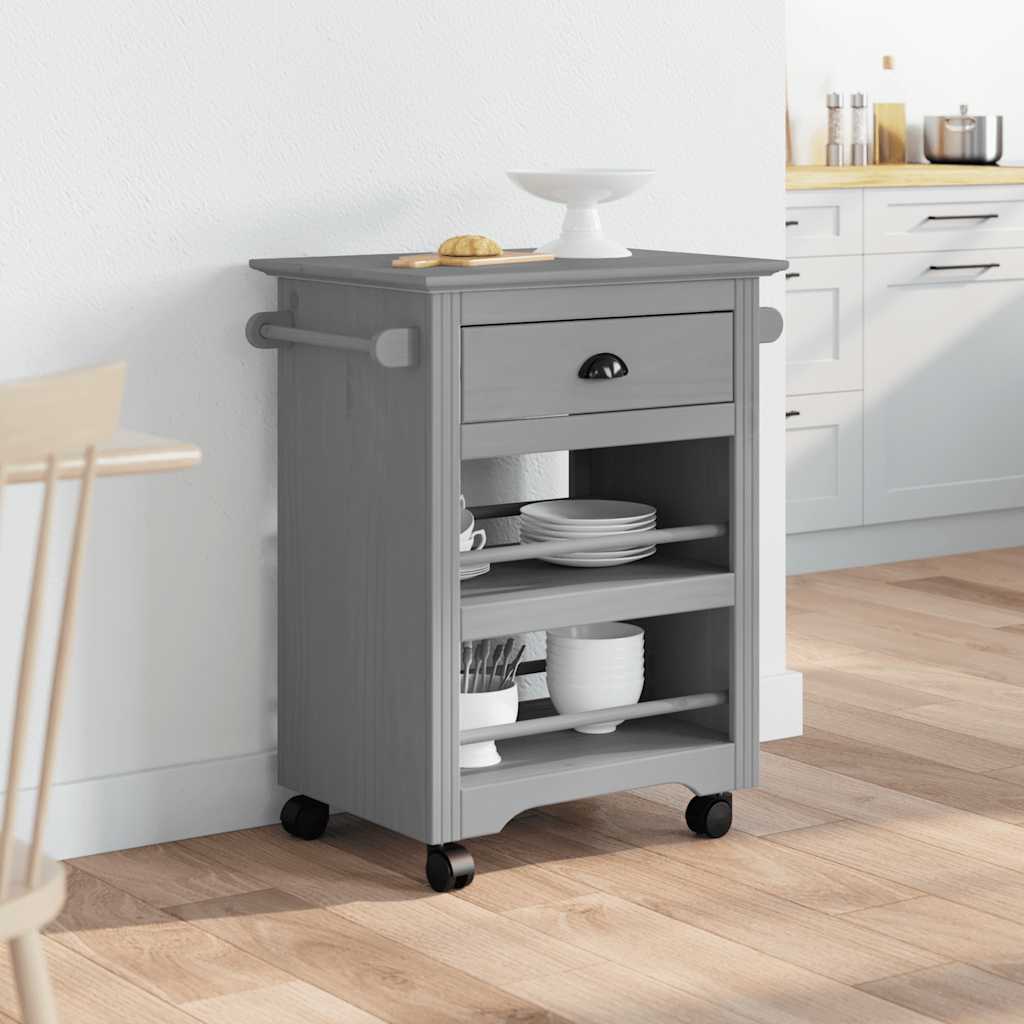 Kitchen Trolley BODO Grey 67.5x45x80 cm