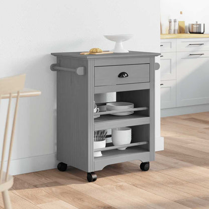 Kitchen Trolley BODO Grey 67.5x45x80 cm