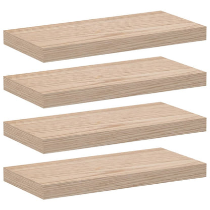 Floating Shelves 4 pcs 50x23.5x4 cm Engineered Wood