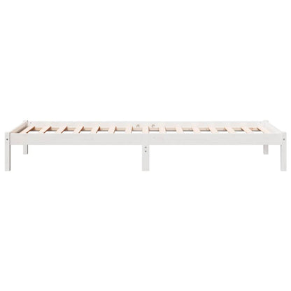 Extra Long Bed Frame without Mattress White 80x210 cm