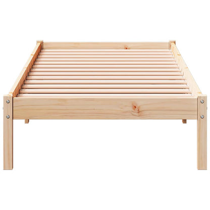 Extra Long Bed Frame without Mattress 100x210cm Solid Wood Pine