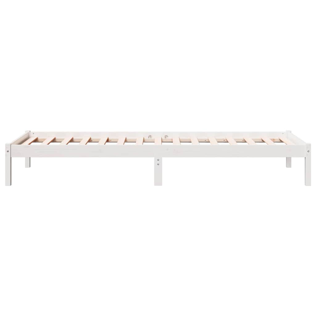 Extra Long Bed Frame without Mattress White 80x220 cm