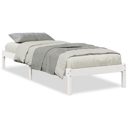 Extra Long Bed Frame without Mattress White 90x220 cm