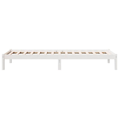 Extra Long Bed Frame without Mattress White 90x220 cm