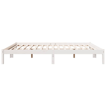 Extra Long Bed Frame without Mattress White 200x220 cm