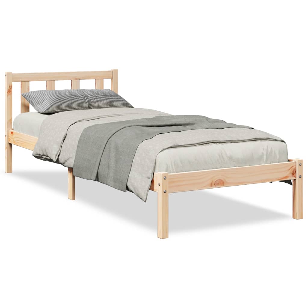Bed Frame | Pinewood | Solid Pine Wood | Extra Long | Extra Long