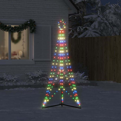 LED Christmas Tree 363 LEDs Colorful 182 cm
