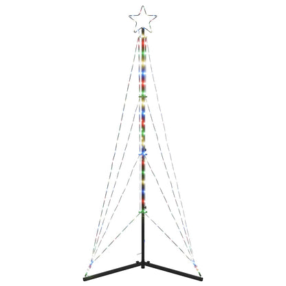 LED Christmas Tree 363 LEDs Colorful 182 cm