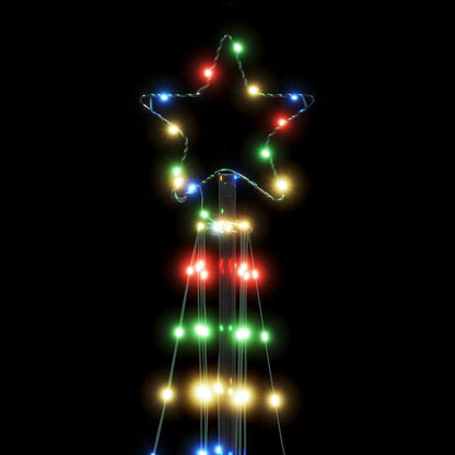 LED Christmas Tree 363 LEDs Colorful 182 cm