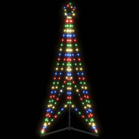 LED Christmas Tree 363 LEDs Colorful 182 cm