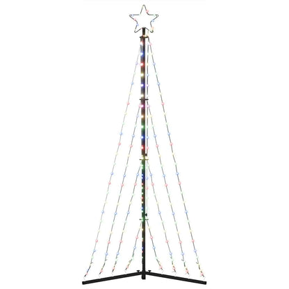 LED Christmas Tree 339 LEDs Colorful 187 cm