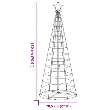 LED Christmas Tree 200 LEDs Warm White 180 cm