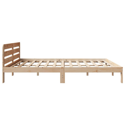 Bed Frame without Mattress 180x200 cm Super King Solid Wood Pine