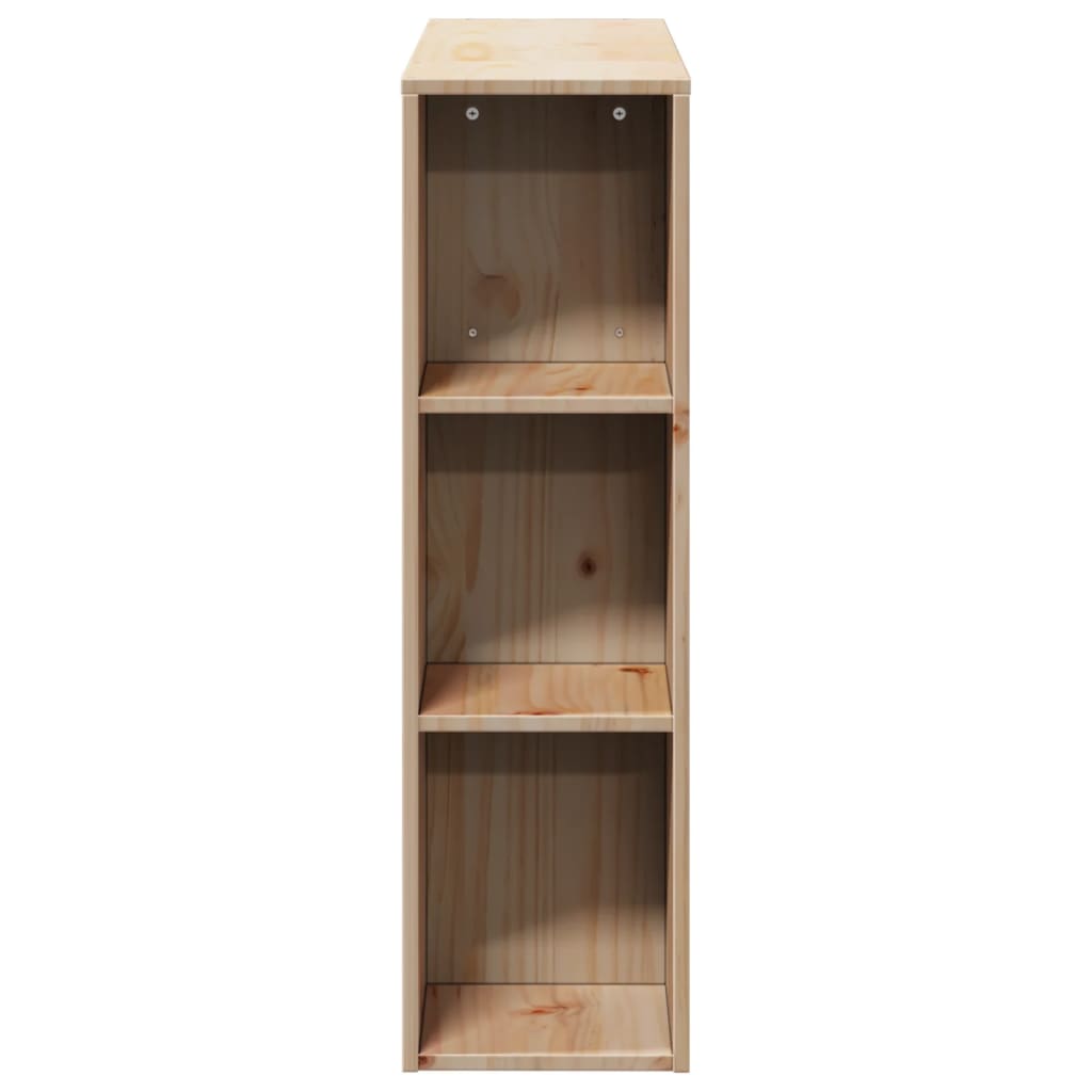 Headboard with Storage 75 cm Solid Wood Pine