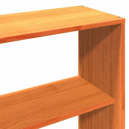 Headboard with Storage Wax Brown 180 cm Solid Wood Pine