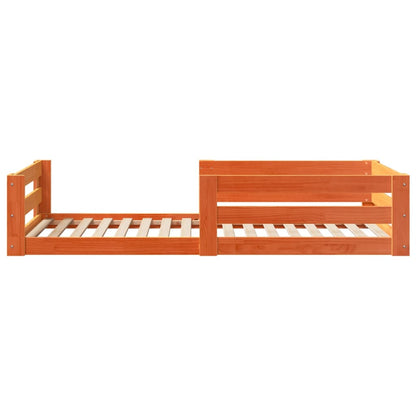 Bed Frame | Wax brown | Solid pine wood | Single | Bed Frame