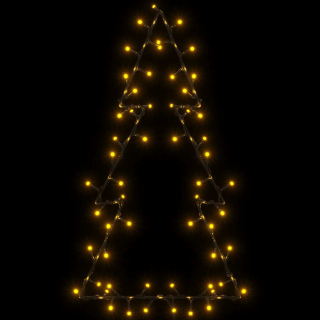 Christmas Lights Christmas Tree Silhouette 80 LEDs Warm White
