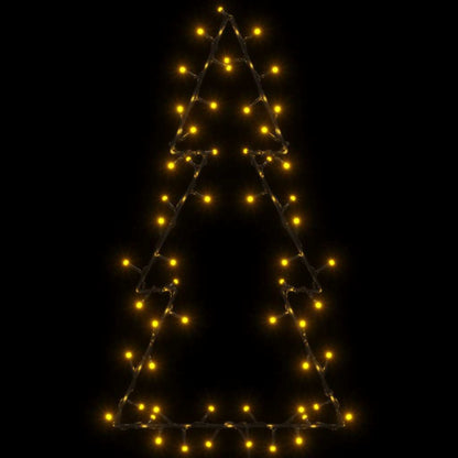 Christmas Lights Christmas Tree Silhouette 80 LEDs Warm White