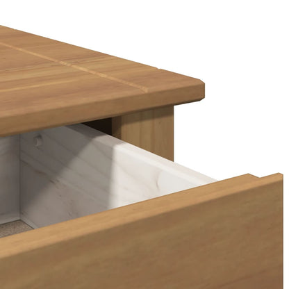 Bedside Cabinet PANAMA 46x40x57 cm Solid Wood Pine