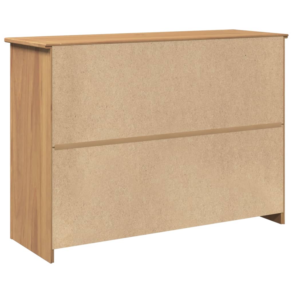 Sideboard with Drawers PANAMA 112x40x80 cm Solid Wood Pine