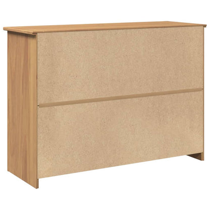 Sideboard with Drawers PANAMA 112x40x80 cm Solid Wood Pine