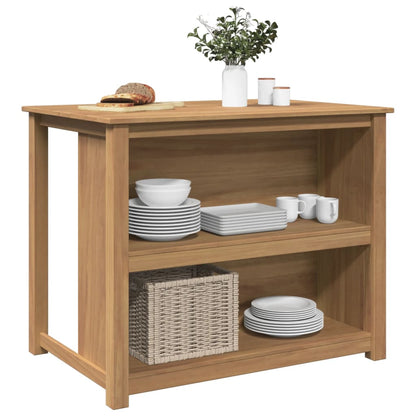 Kitchen Island PANAMA 112x77x90 cm Solid Wood Pine