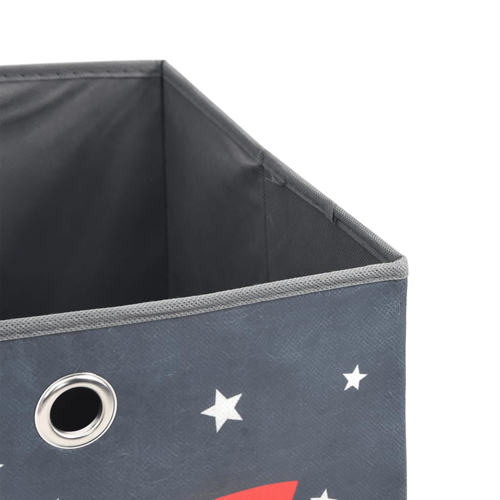 Foldable Storage Boxes 10 pcs Grey 32x32x32 cm Non-woven Fabric