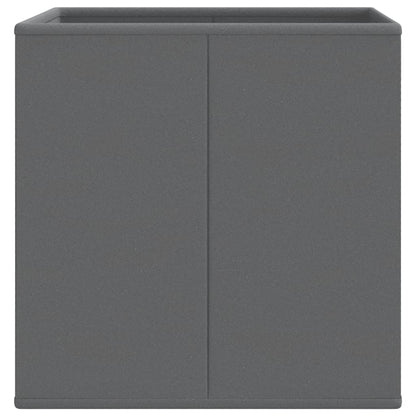 Foldable Storage Boxes 10 pcs Grey 32x32x32 cm Non-woven Fabric