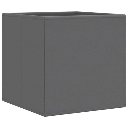 Foldable Storage Boxes 10 pcs Grey 32x32x32 cm Non-woven Fabric