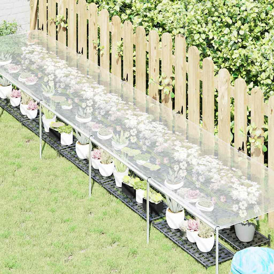 Plant Cover | Transparent and black | Polyethylene | 1 x 5 metres
