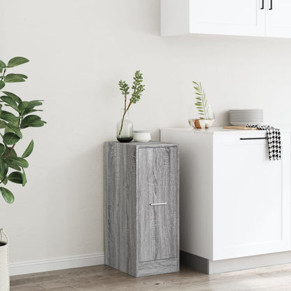 Apothecary Cabinet Grey Sonoma 30x41x77.5 cm Engineered Wood