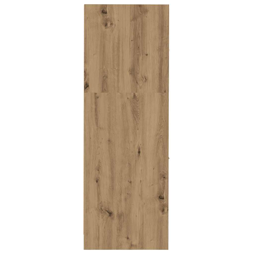 Apothecary Cabinet Artisian Oak 30x41x118 cm Engineered Wood