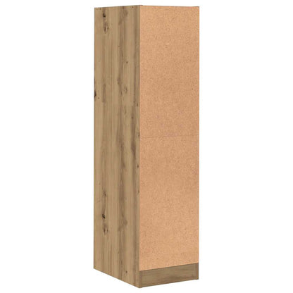 Apothecary Cabinet Artisian Oak 30x41x118 cm Engineered Wood