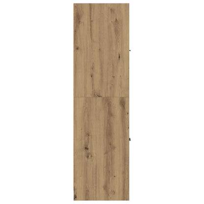 Apothecary Cabinet Artisian Oak 30x41x144.5 cm Engineered Wood