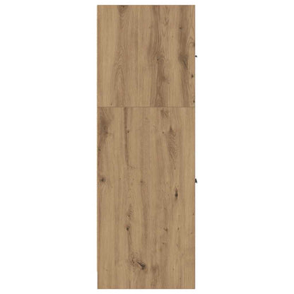 Apothecary Cabinet Artisian Oak 40x41x118 cm Engineered Wood