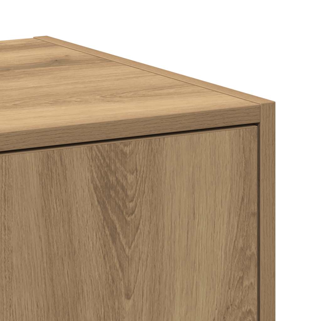 Apothecary Cabinet Artisian Oak 40x41x118 cm Engineered Wood