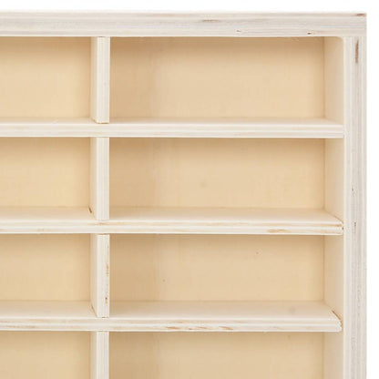 Wooden Collector's Display Case with 60 Compartments 60x4.5x40.5cm