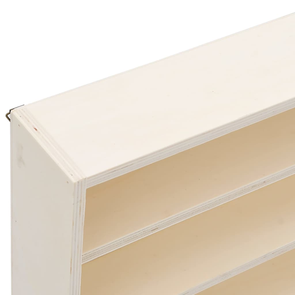 Wooden Collector's Display Case with 6 Shelves 100x9x55 cm