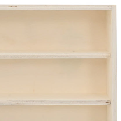Wooden Collector's Display Case with 6 Shelves 100x9x55 cm