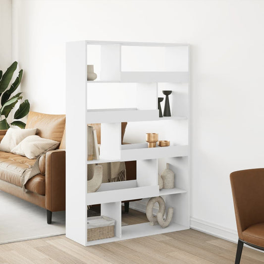 Bookcase White 100x33x156.5 cm Engineered Wood