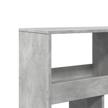 Bookcase Concrete Grey 100x33x125,5 cm Engineered Wood