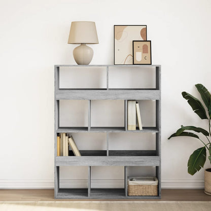 Bookcase Grey Sonoma 100x33x125,5 cm Engineered Wood