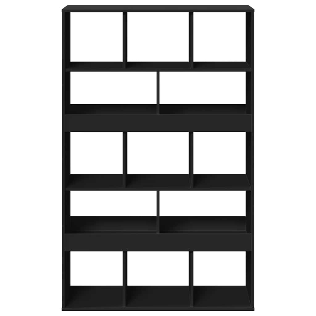 Bookcase Black 100x33x156,5 cm Engineered Wood