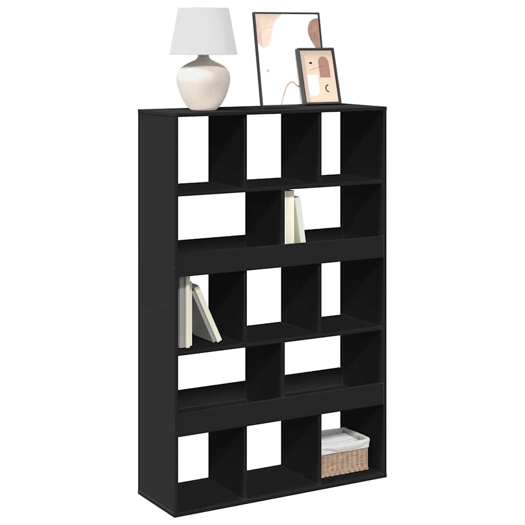 Bookcase Black 100x33x156,5 cm Engineered Wood