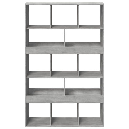 Bookcase Concrete Grey 100x33x156,5 cm Engineered Wood