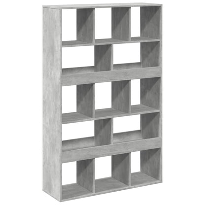 Bookcase Concrete Grey 100x33x156,5 cm Engineered Wood